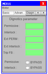 Diagnostics Tab